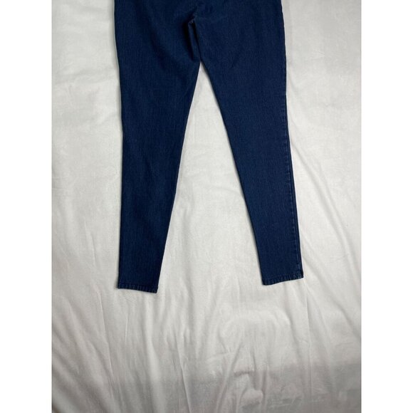 J McLaughlin Denim Pull-On Leggings Size Medium Stretchy Comfort Waistband Blue - Picture 6 of 8
